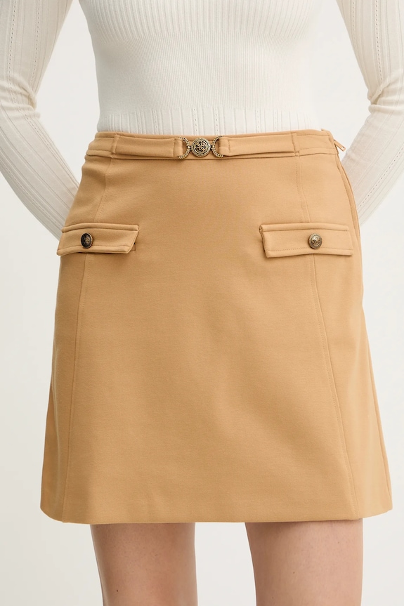 Guess spódnica CHRISSY casual zielony W5BD61.KCMU2