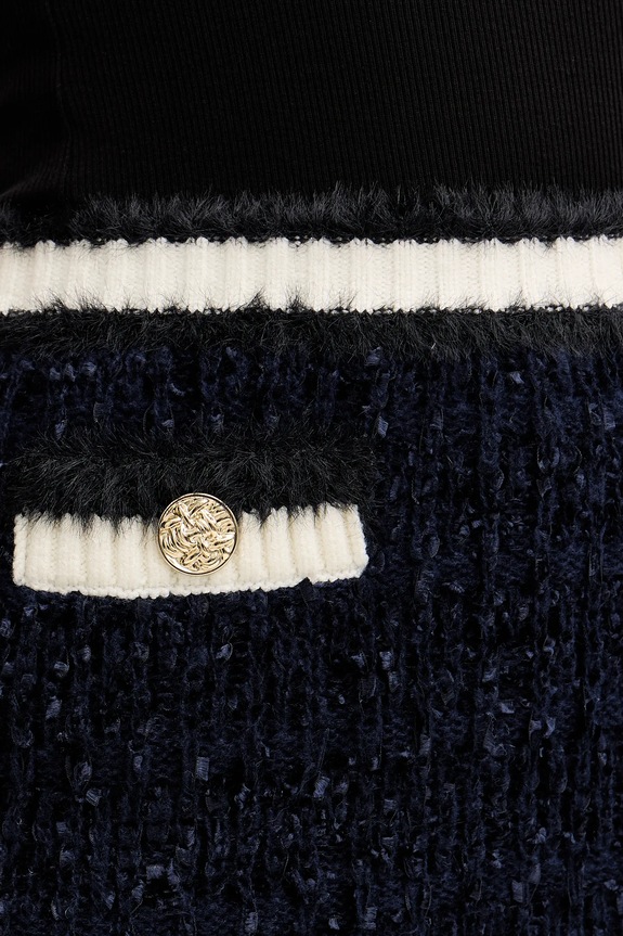 Φούστα Guess AOMORI σκούρο μπλε W5BD1X.Z4090