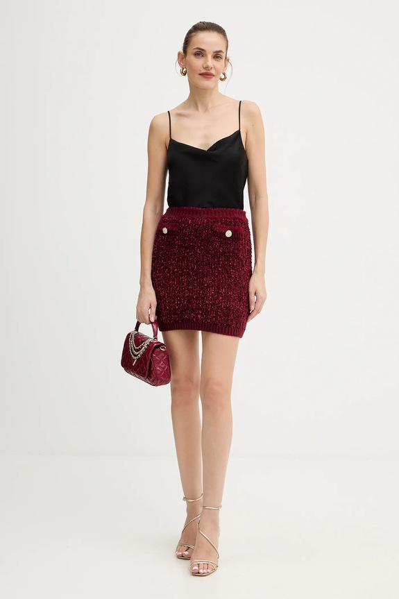 Sukňa Guess AOMORI W5BD1X.Z4090 burgundské AW25