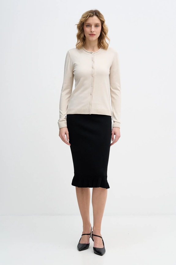 Sisley spódnica 1H7PM000I czarny AW25