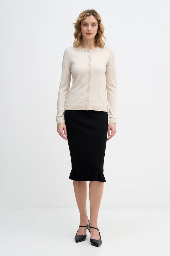 Sisley spódnica 1H7PM000I czarny AW25