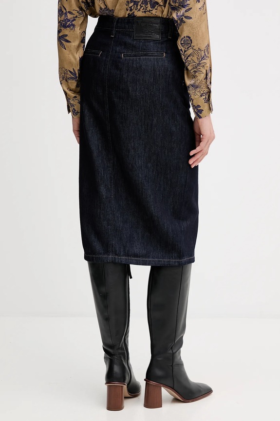 Abbigliamento Sisley gonna di jeans 447ZL002U blu navy