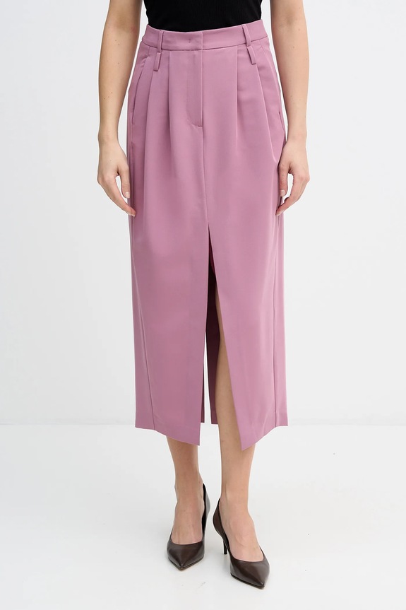 Sisley spódnica z elastanem różowy 4KVXL002W