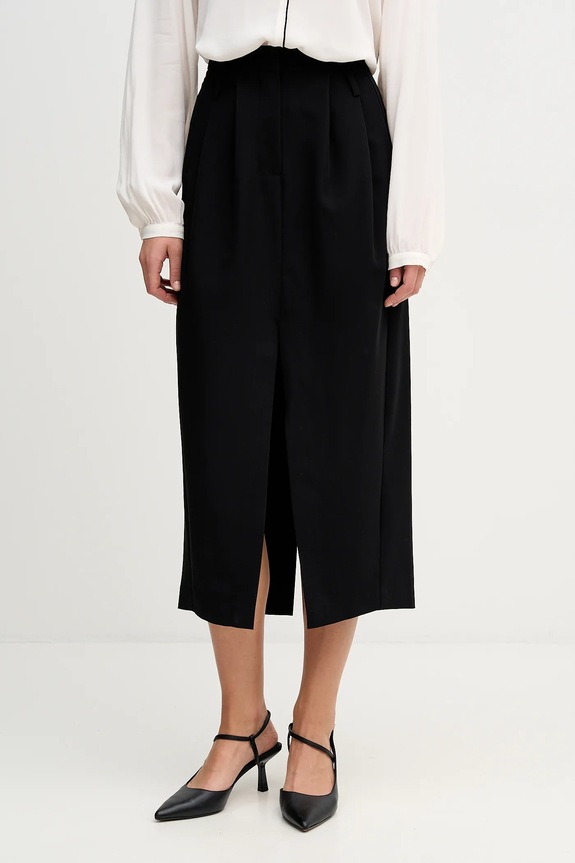 Sisley spódnica z elastanem czarny 4KVXL002W