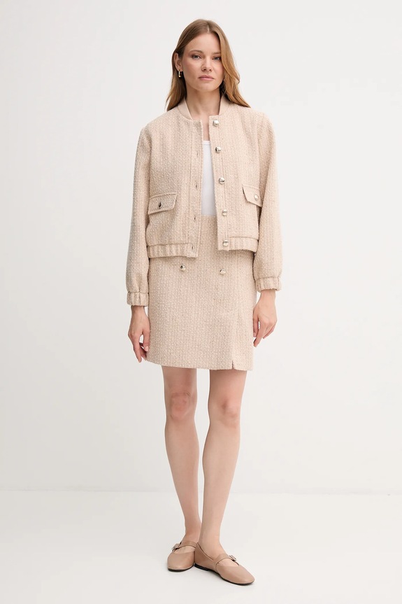 Sukňa s prímesou vlny Joop! 30047955 béžová AW25