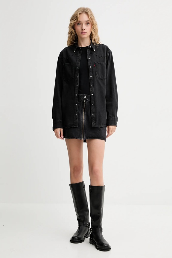 Levi's gonna di jeans 003RP nero AW25