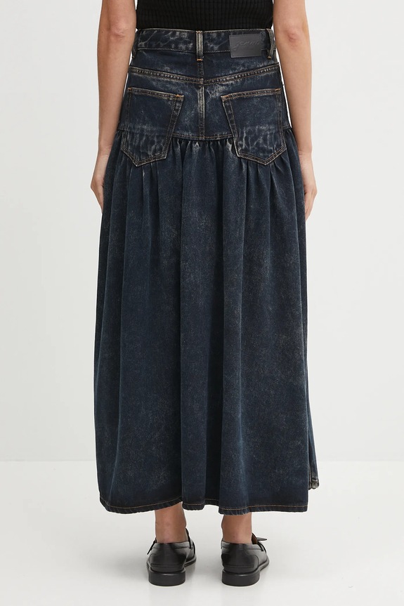 Odzież GANNI spódnica jeansowa Light Denim Long J1759 granatowy