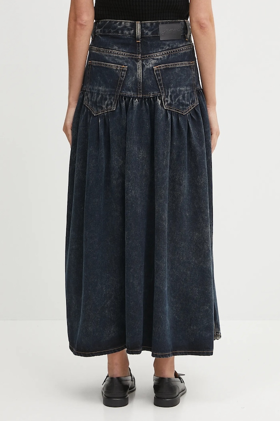 Odzież GANNI spódnica jeansowa Light Denim Long J1759 granatowy