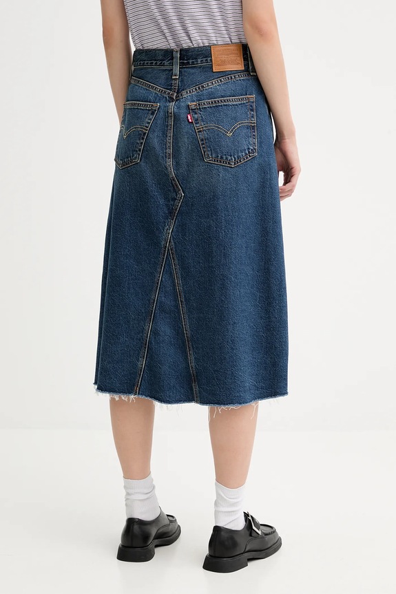 Odzież Levi's spódnica jeansowa A9316.0009 niebieski