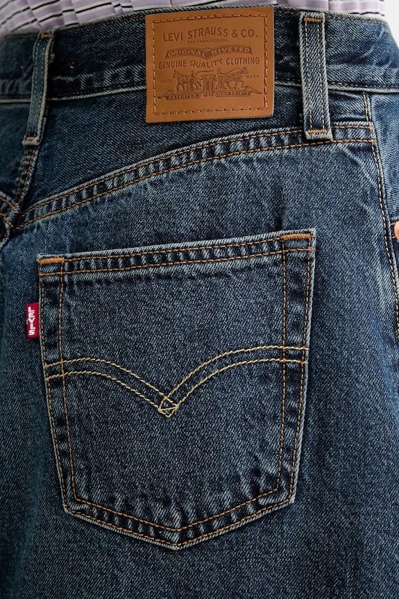 Levi's spódnica jeansowa niebieski A9316.0009