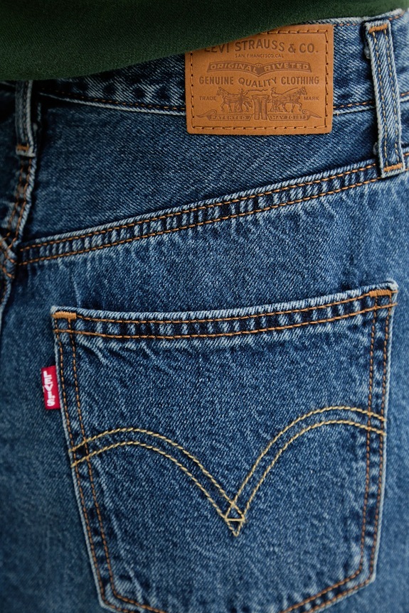 Levi's spódnica jeansowa niebieski 001VH.0006