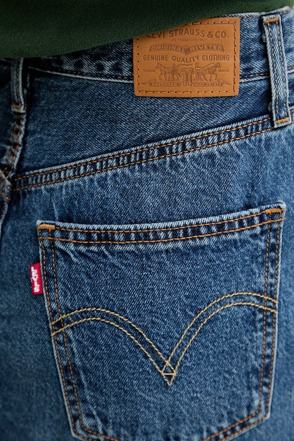 Levi's spódnica jeansowa niebieski 001VH.0006