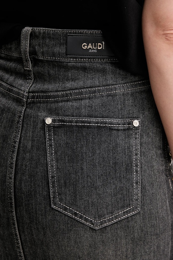Gaudi gonna di jeans grigio 521BD76004