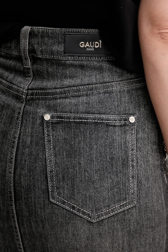 Gaudi gonna di jeans grigio 521BD76004