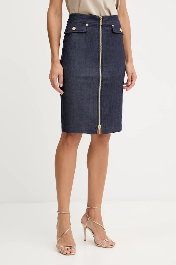 Rifľová sukňa Marciano by Guess s elastanom tmavomodrá 5YPD40.7457A