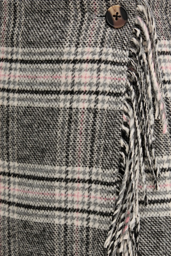 Φούστα από μείγμα μαλλιού Pepe Jeans γκρί PL9011872