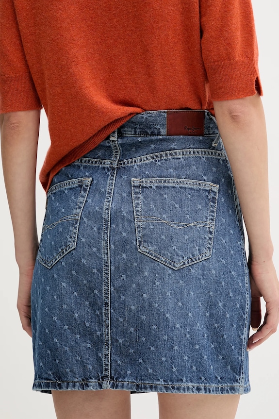 Odzież Pepe Jeans spódnica jeansowa PL90112444F0 niebieski
