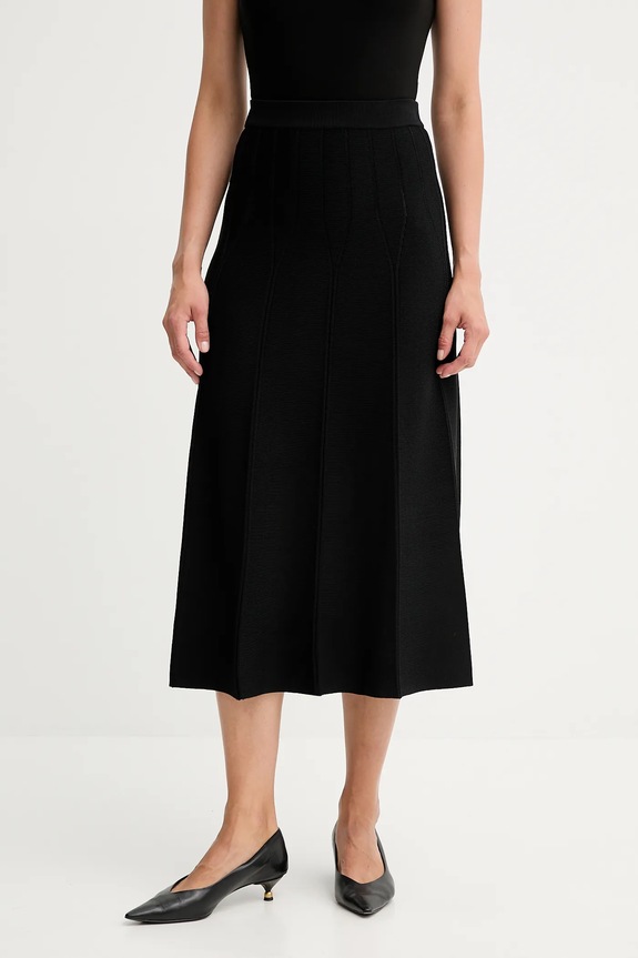 Sukňa Twinset pletenina čierna 252TP3641