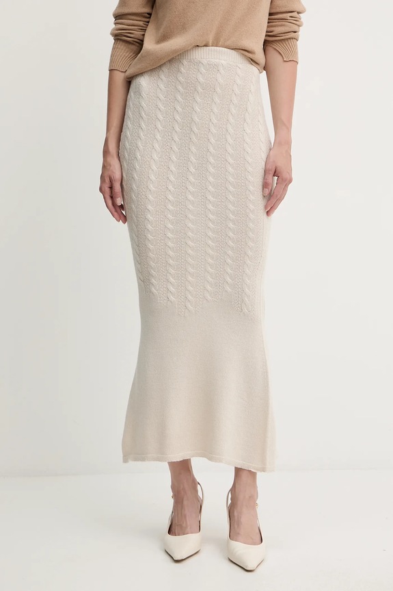 Twinset spódnica casual beżowy 252TP3322