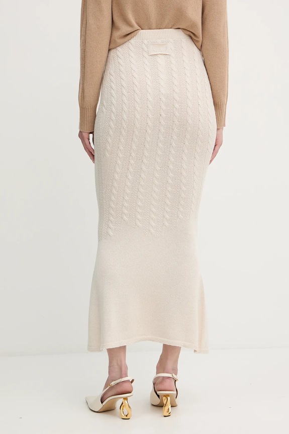 Odzież Twinset spódnica 252TP3322 beżowy