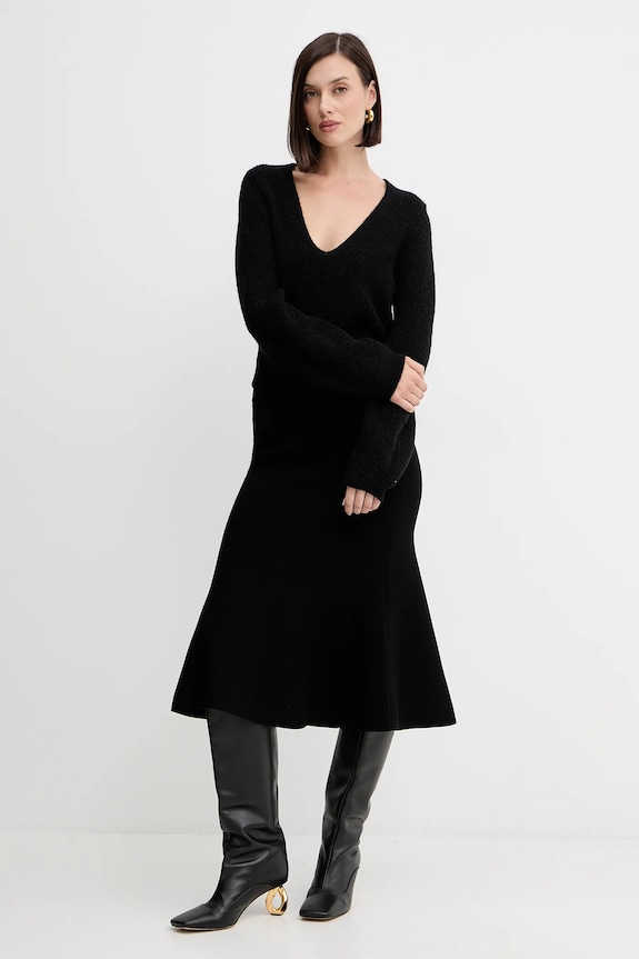 Twinset spódnica 252TP3412 czarny AW25