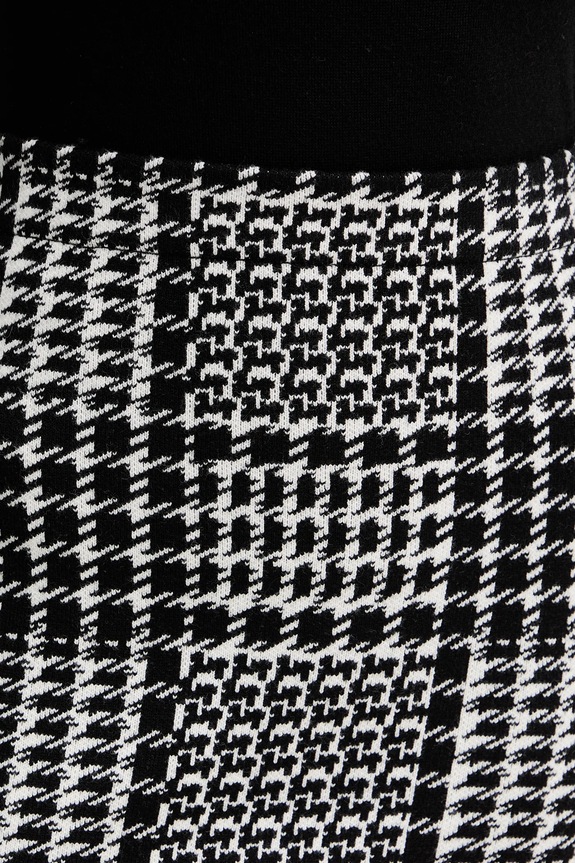 Twinset spódnica z dodatkiem wełny czarny 252TT3041