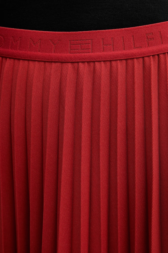 Tommy Hilfiger spódnica bordowy WW0WW48538