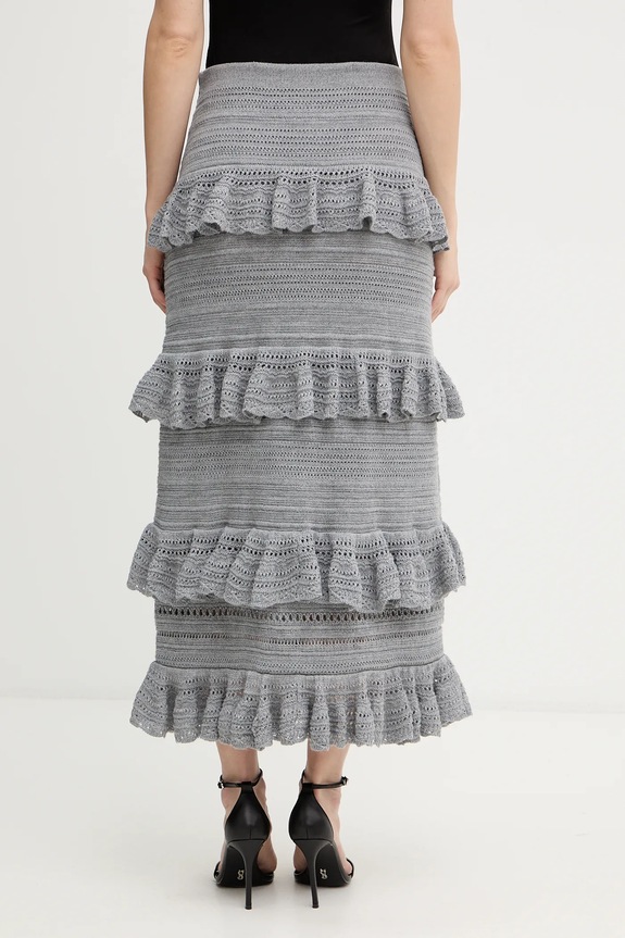 Ruházat Luisa Spagnoli gyapjú szoknya 100223 szürke