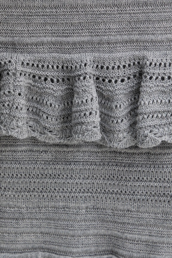 Luisa Spagnoli gyapjú szoknya szürke 100223