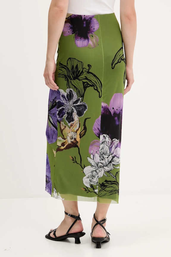 Îmbrăcăminte Desigual fustă TULLEFLOWERS 25WWFK03 verde