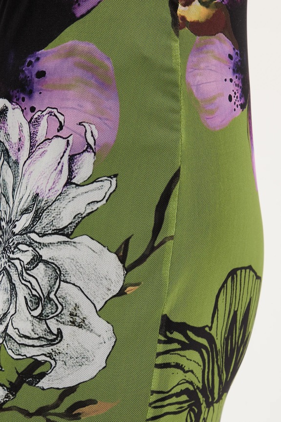 Desigual fustă TULLEFLOWERS verde 25WWFK03