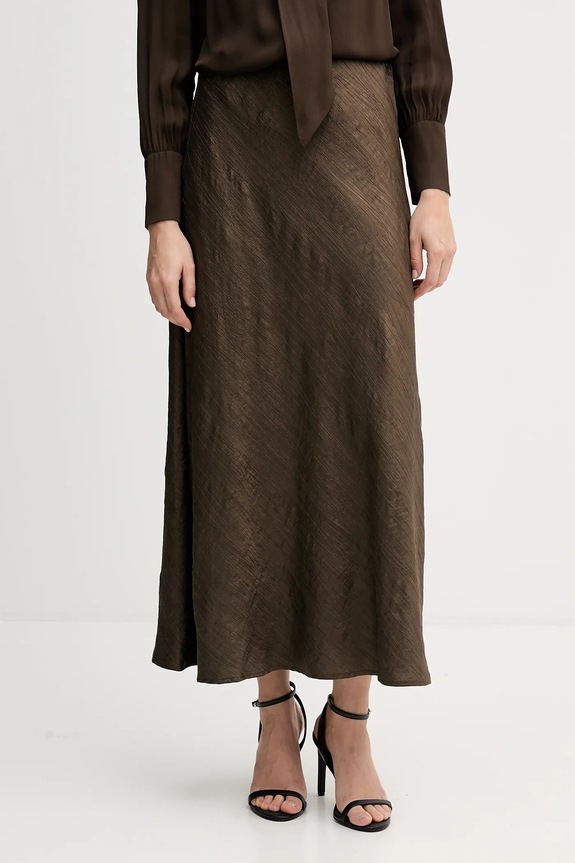 Suknja Pedro del Hierro bez uzorka smeđa 7592131