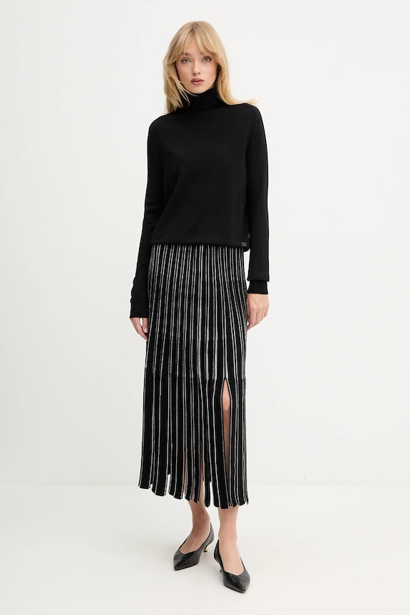 Sukňa BOSS Fatrina 50553135 čierna AW25