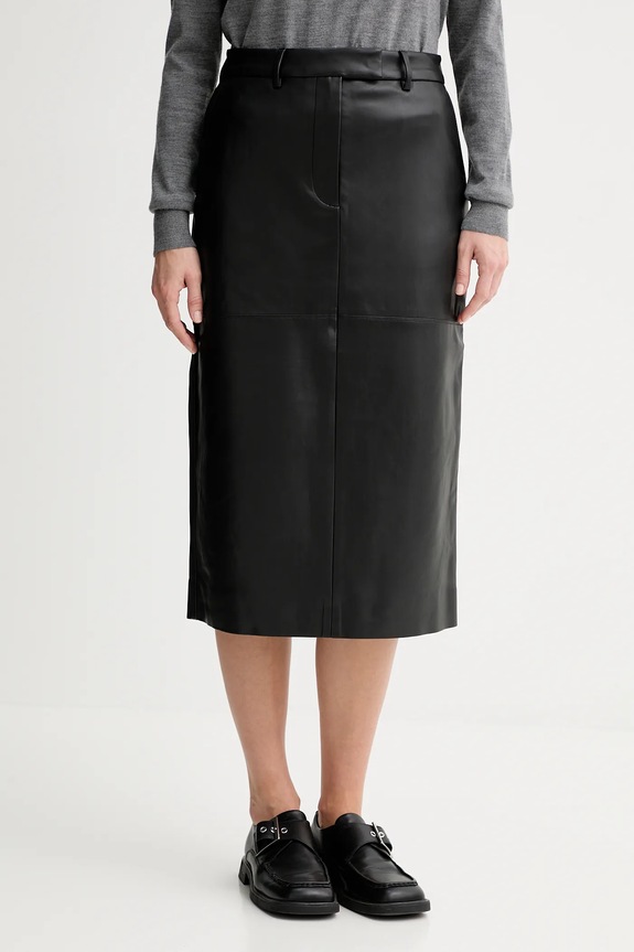 Sukňa Calvin Klein casual čierna LV044D651G