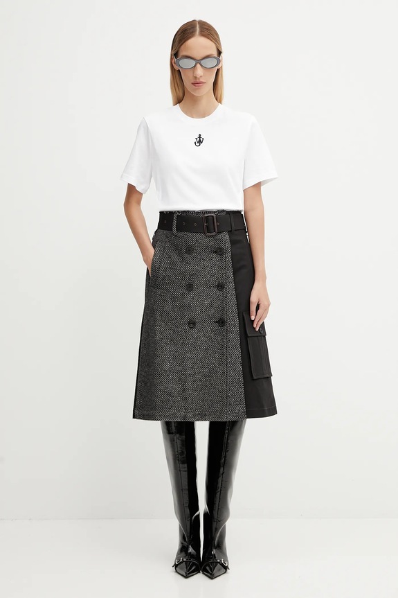 Vlněná sukně Andersson Bell Whitney Trench Pleats apa848w