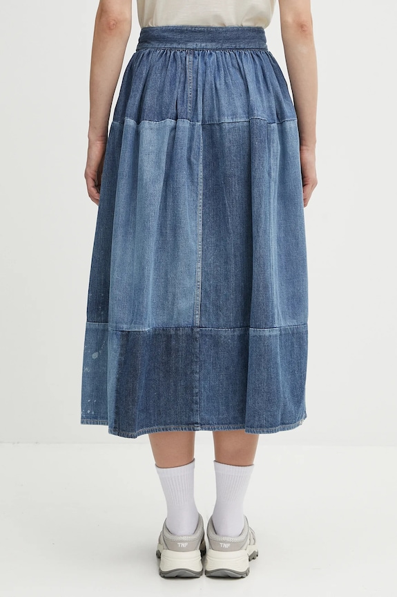 Odzież Visvim spódnica jeansowa ss elevation skirt p.w. 325105005003 niebieski