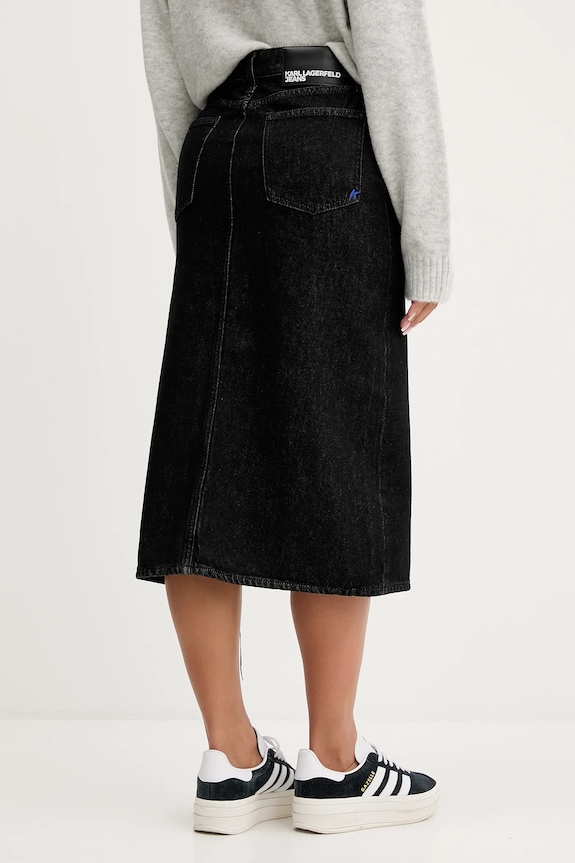 Odzież Karl Lagerfeld Jeans spódnica jeansowa A4W12002 czarny