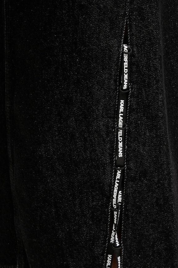 Karl Lagerfeld Jeans spódnica jeansowa A4W12002 czarny