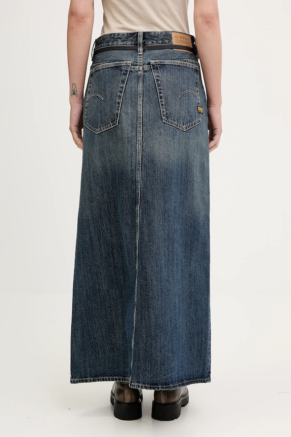 Îmbrăcăminte G-Star fustă jeans Baggy Maxi D25979.D577 bleumarin