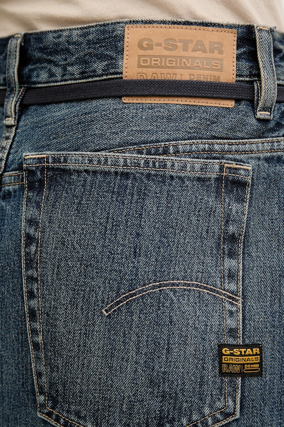 G-Star fustă jeans Baggy Maxi bleumarin D25979.D577