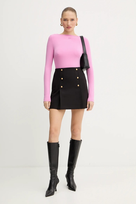 Sukňa Karl Lagerfeld A4W12008 čierna AW25