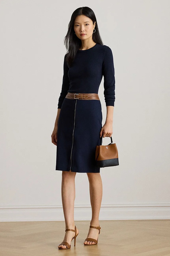 Oblečenie Sukňa Lauren Ralph Lauren 200980024 tmavomodrá