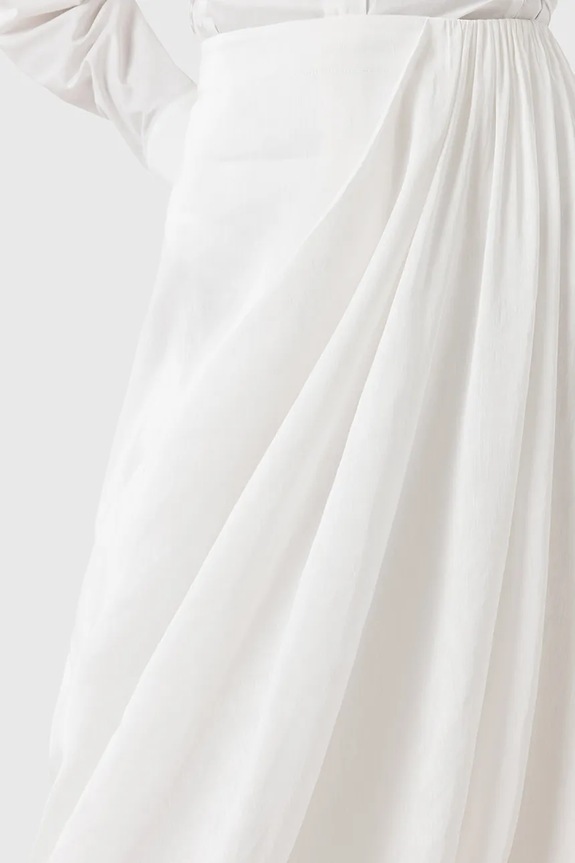Ρούχα Φούστα AllSaints NIA W001RD λευκό