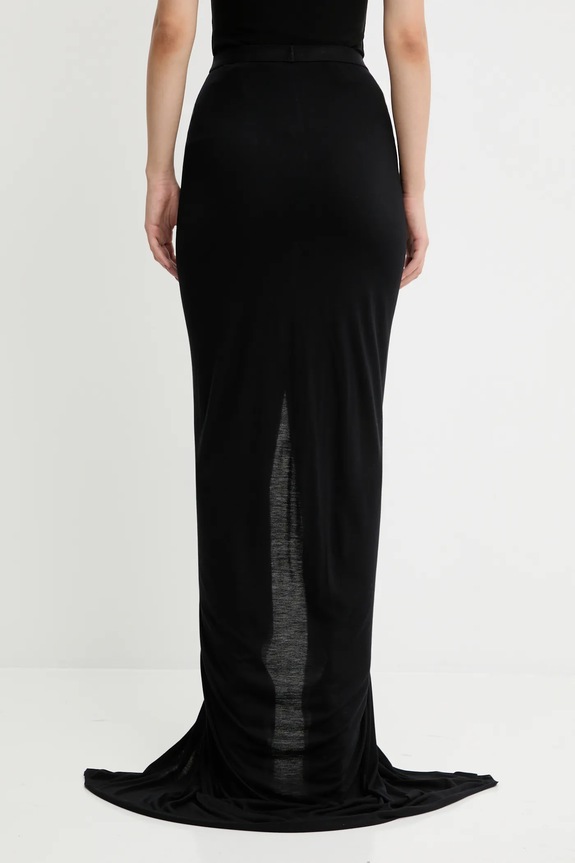 Oblečenie Sukňa Rick Owens Lilies Poppy LI02E3317.RV čierna