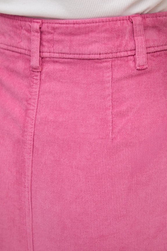 Вельветова спідниця United Colors of Benetton рожевий 41ULD005B