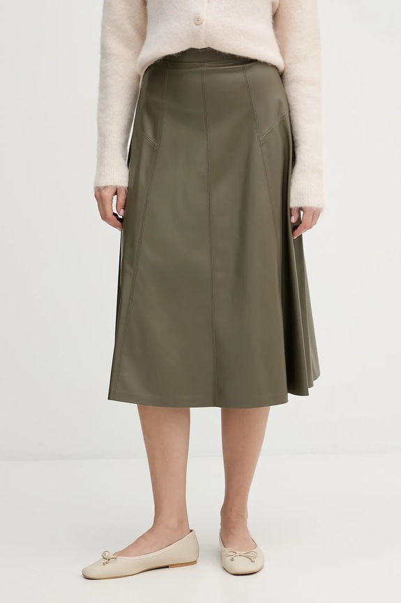 United Colors of Benetton gonna midi verde 4M3CD0059