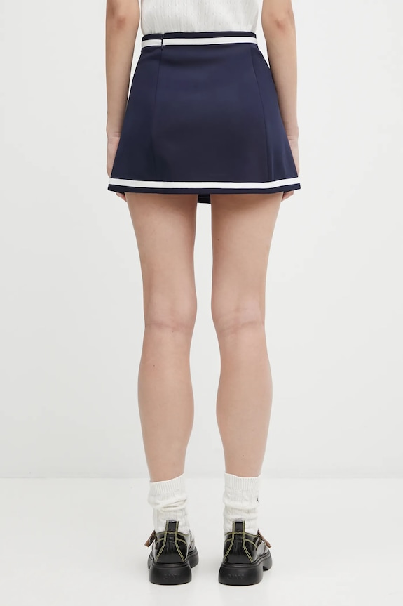 Îmbrăcăminte Sporty & Rich fustă Eden Crest Embroidered Mila SK01160666BL107 bleumarin