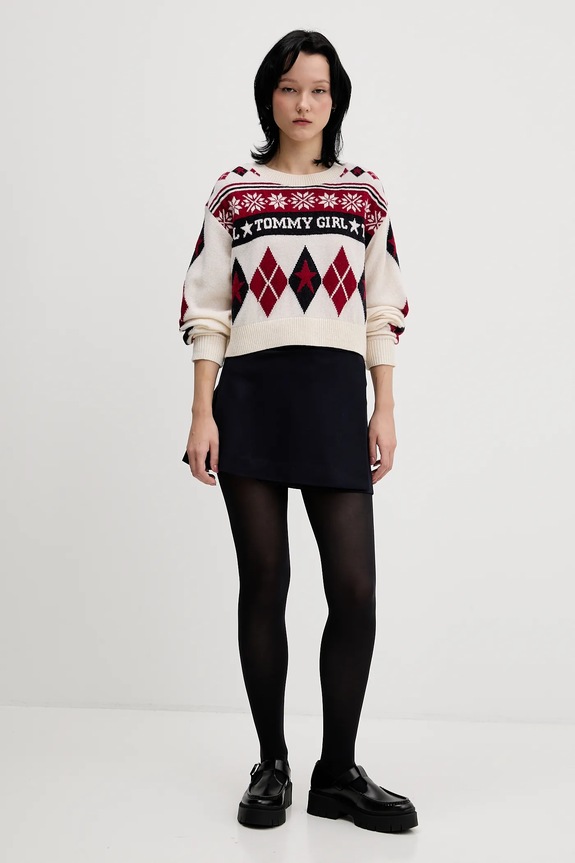 Φούστα Tommy Jeans DW0DW22497 σκούρο μπλε AW25