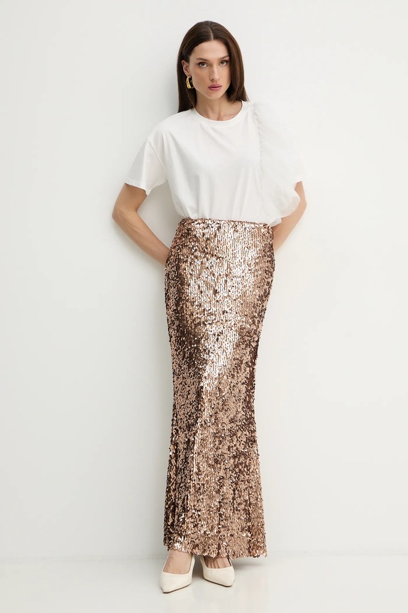 Haveone fustă GMA.P120 maro AW25