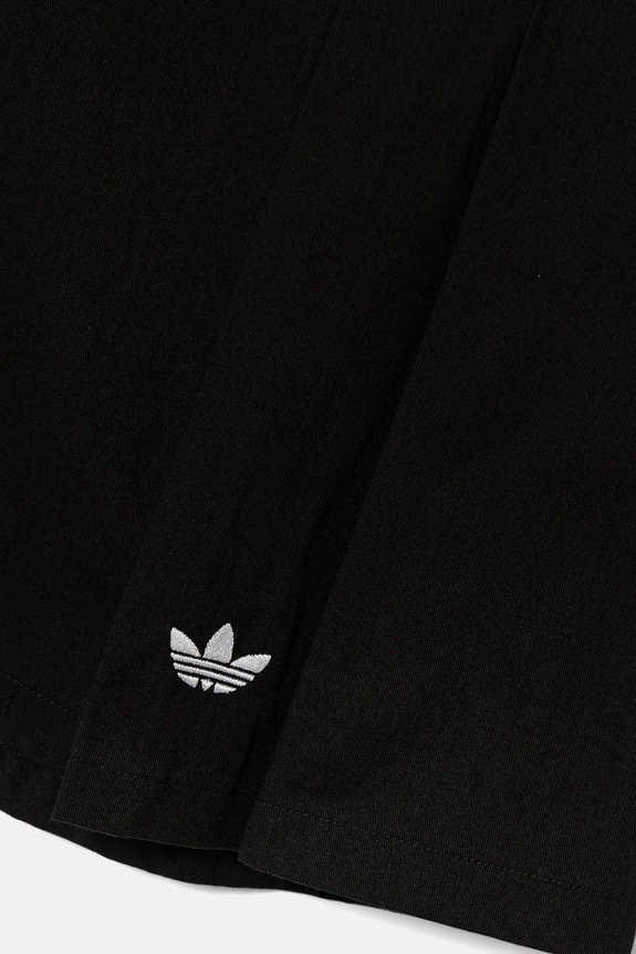 Dječje pamučna haljina adidas Originals crna JV7702